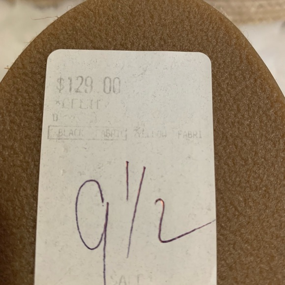 KARL LAGERFELD Celie Black Espadrilles wedge slide sandal size 9.5 LNWOT - Picture 8 of 10